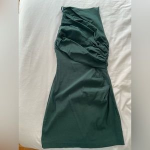 ZARA MINI DARK GREEN DRESS